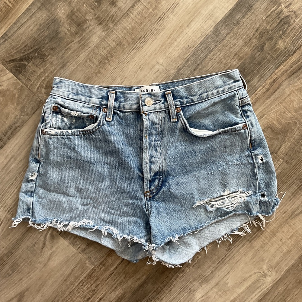 Agolde Parker Denim Shorts in Size 27